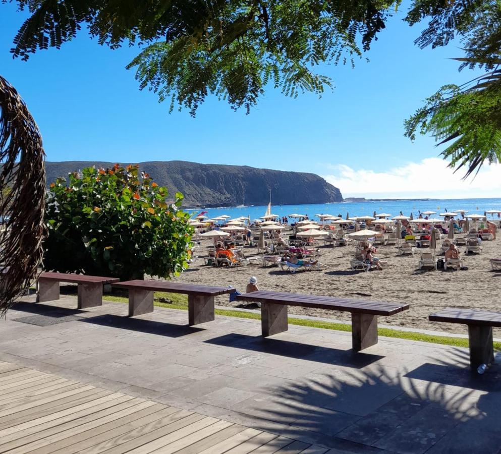 Luxory Dreamy Sunset, Seafront, Direct Access To The Promenade,Wifi,Pool,Free Parking Apartment Los Cristianos  Exterior foto